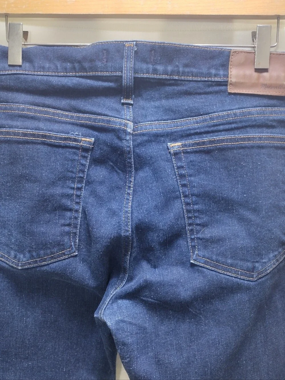 Madewell Jeans Mens 36x30 Blue Slim Fit Dark Wash Stretch Casual Denim Pants